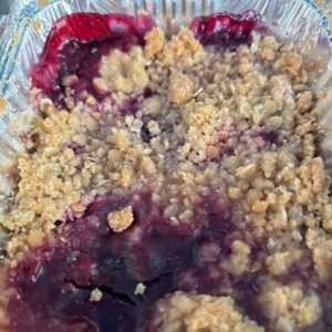 Mixed berry crisp