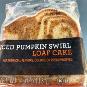 Iced pumpkin loaf