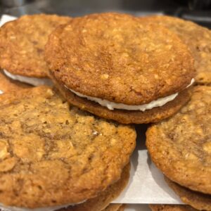 Oatmeal cream pie cookie