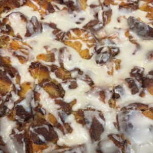 Apple cider donut Bread Pudding