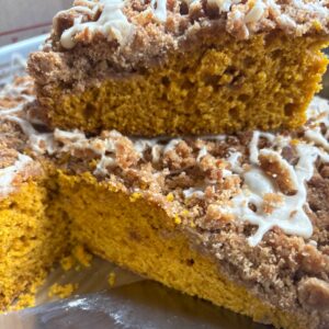 Pumpkin crumb cake